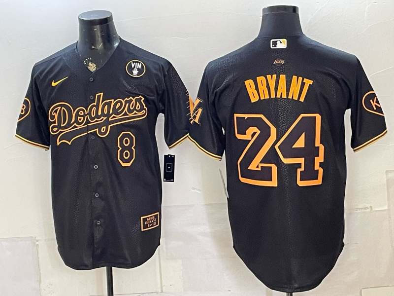 Men Los Angeles Dodgers #24 Bryant black Game 2026 Nike MLB Jersey 0717001->los angeles dodgers->MLB Jersey